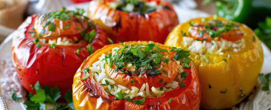 Roasting tomatoes with extra virgin olive oil