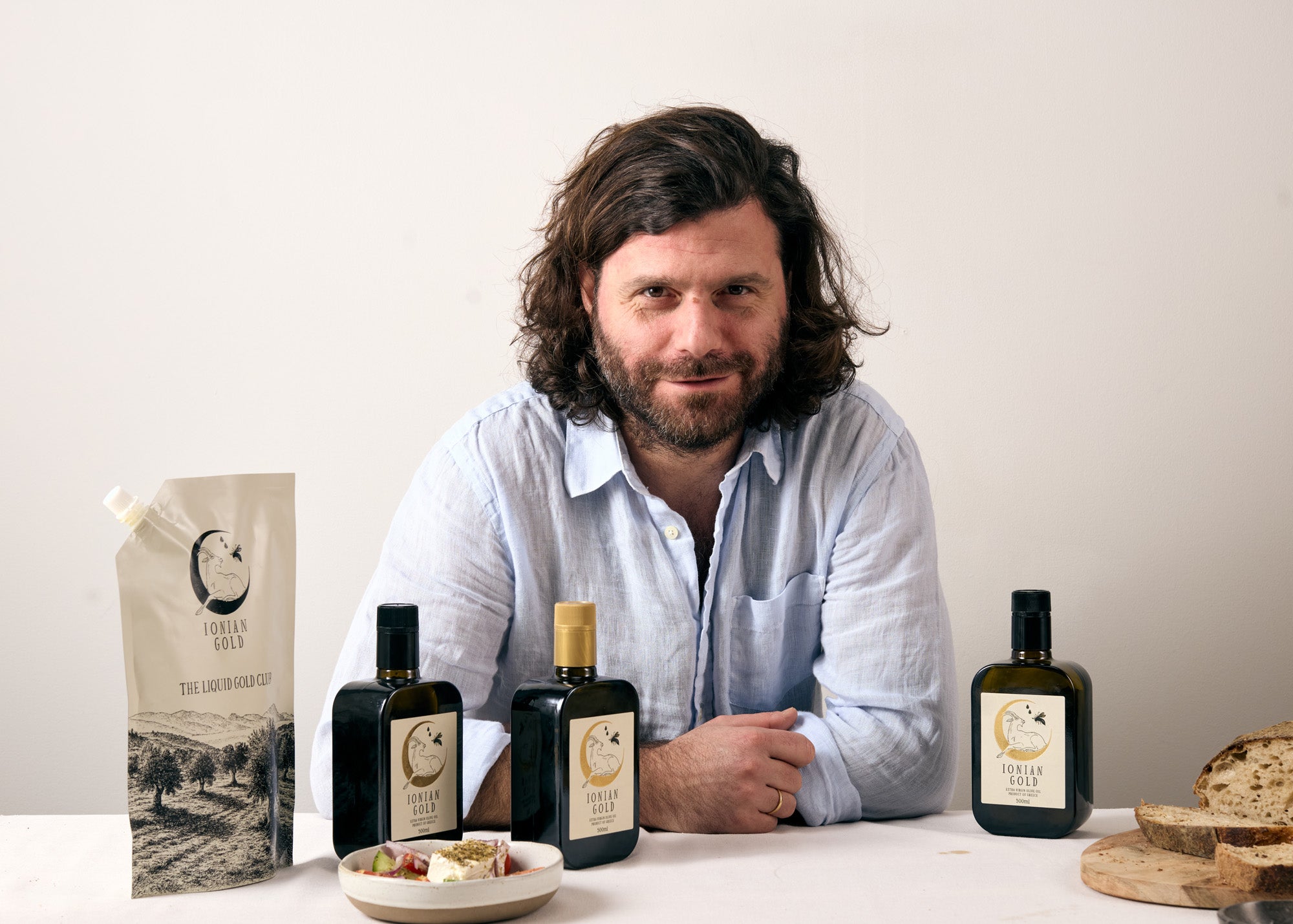 Nicholas Dellaportas, founder of Ionian Gold olive oil